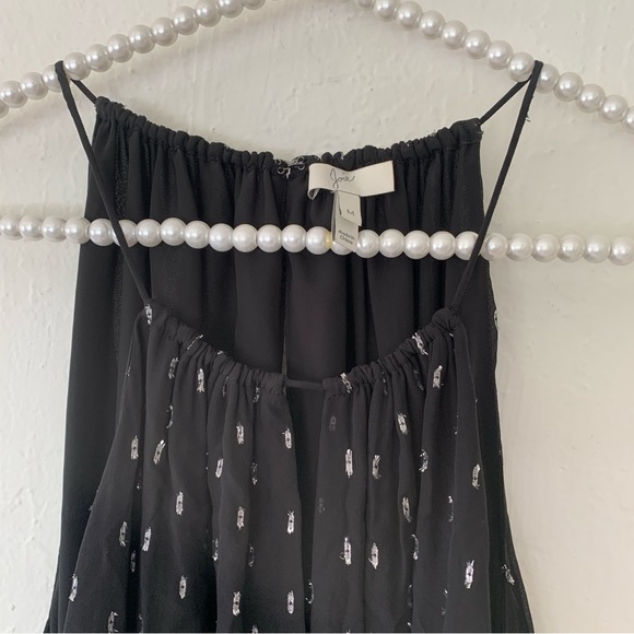 Joie Althia Metallic Embroidered Silk Dress - Picture 10 of 16